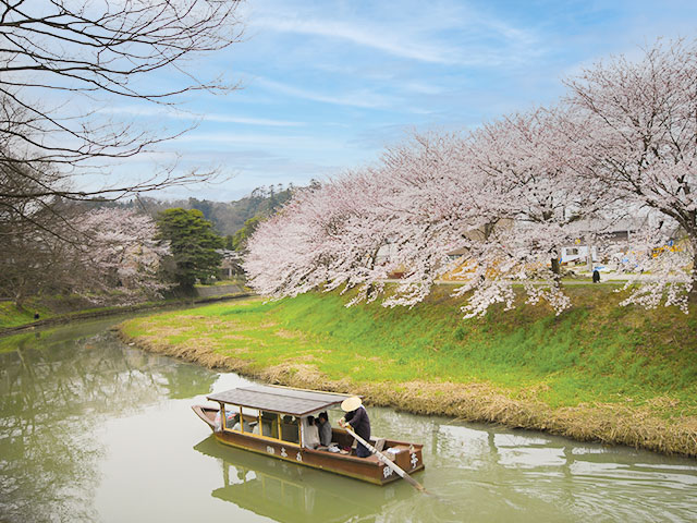 城下町大聖寺川流し舟